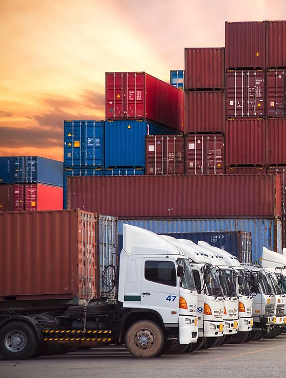 Logistics convoy UK